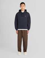 Felpa uomo cotone pesante Dark Navy foto 2