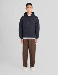 Felpa uomo cotone pesante Dark Navy foto 2
