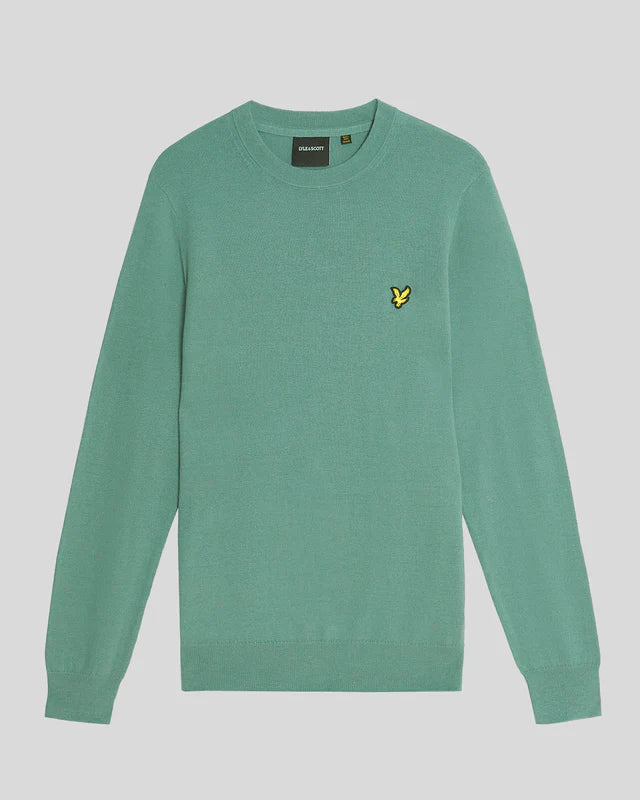 Lyle &amp; Scott Merino Cotton Crew Neck Sweater
