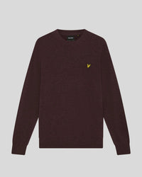 Maglione girocollo uomo lana Beetroot Marl foto 5