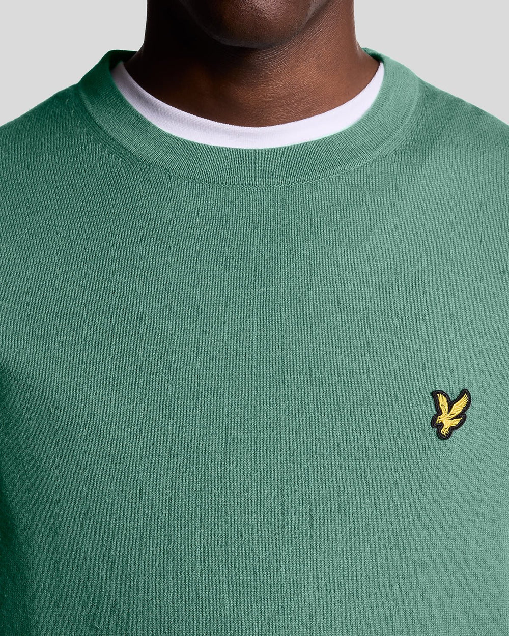 Lyle &amp; Scott Merino Cotton Crew Neck Sweater