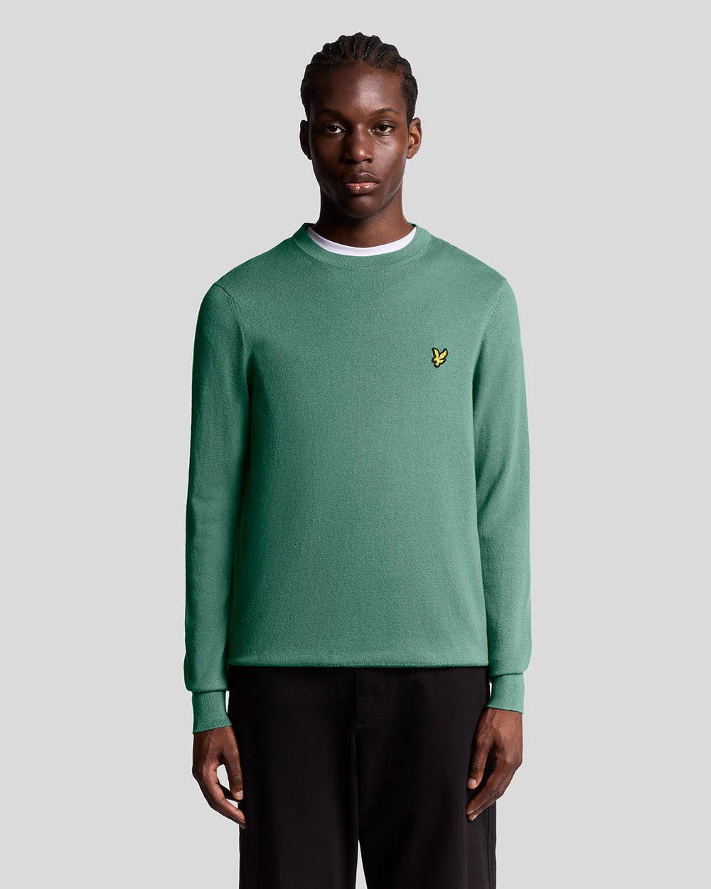 Lyle &amp; Scott Merino Cotton Crew Neck Sweater