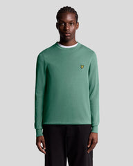 Lyle &amp; Scott Merino Cotton Crew Neck Sweater