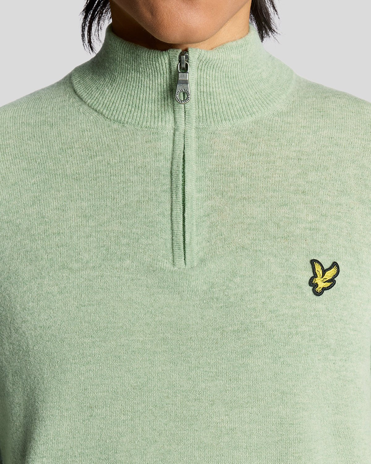 Lyle &amp; Scott Lambswool Blend Zip-Up Sweater