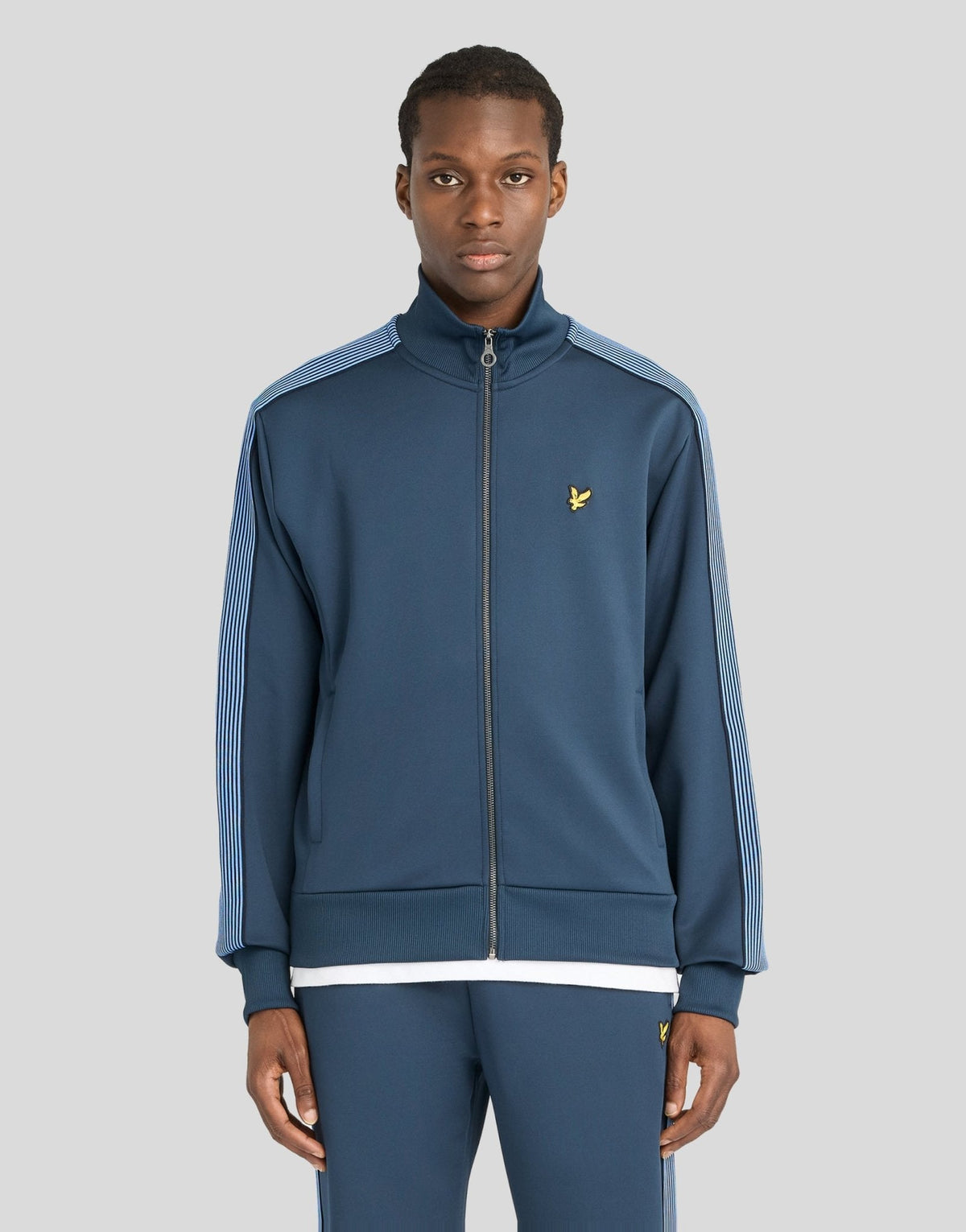 Giacca tuta uomo a righe Dark Navy