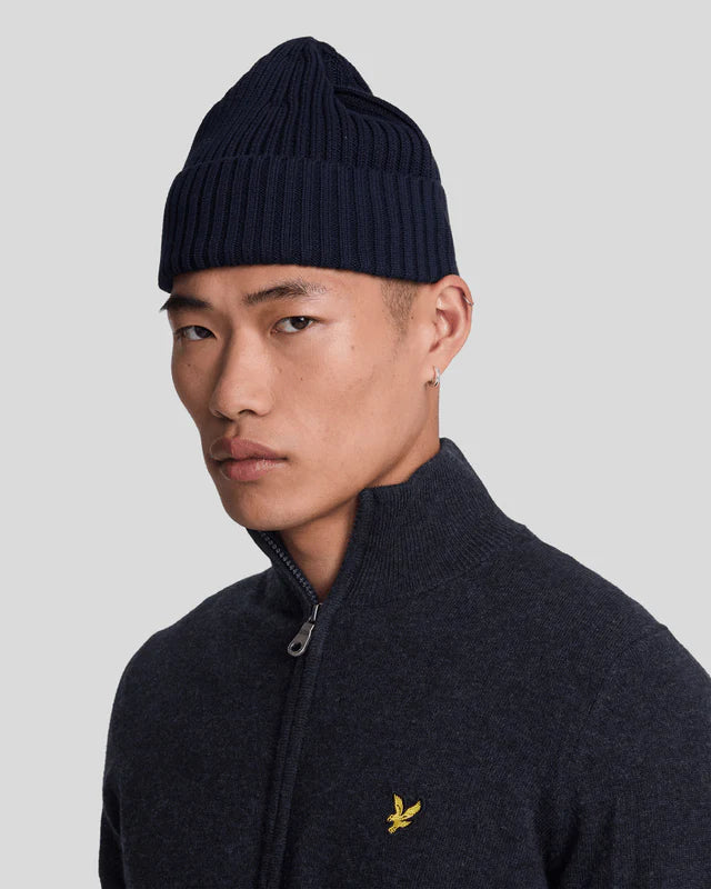 Lyle &amp; Scott Lambswool Blend Zip-Up Cardigan